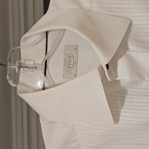 Eton slim fit dress tuxedo shirt plisse size 15 neck size 38